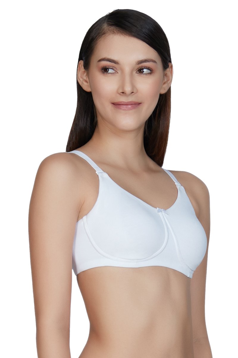 Essential Comfort Non-Padded Non-Wired Bra - White