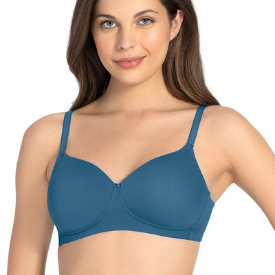 Stay Cool - Padded Non-Wired Cooling Bra - Blue Heaven