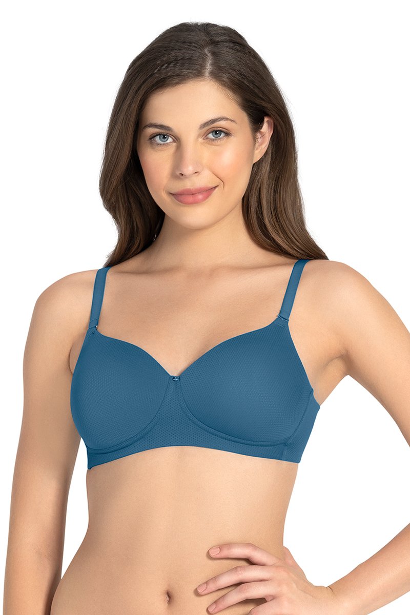 Stay Cool - Padded Non-Wired Cooling Bra - Blue Heaven