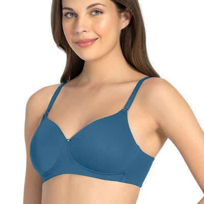 Stay Cool - Padded Non-Wired Cooling Bra - Blue Heaven