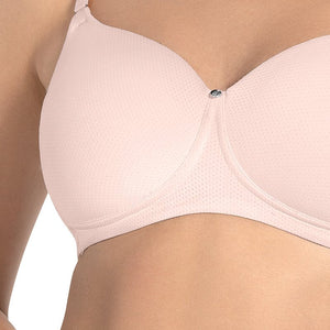 Stay Cool - Padded Non-Wired Cooling Bra - Rosewater