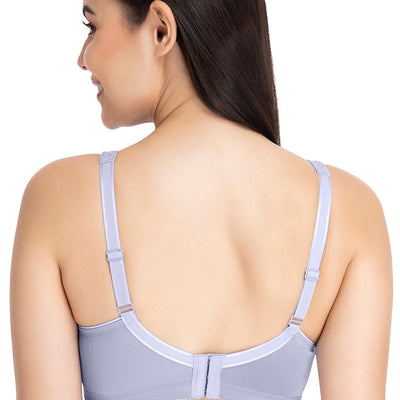 Elegant Support Non-padded & Non-wired Bra - Soft Gray
