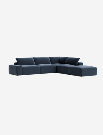 Blue Modern Velvet