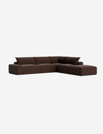 Brown Basket Boucle