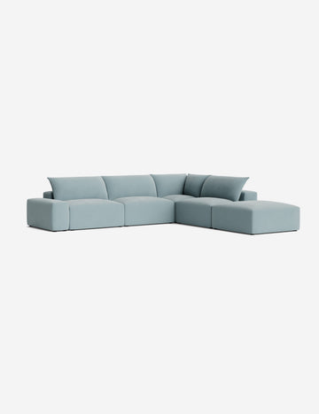 Sky Blue Classic Velvet