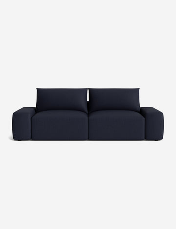 Navy Linen Weave