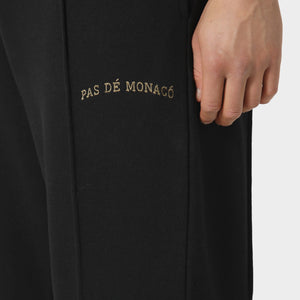 Pas De Monaco Brode Jet Black Sweatpants