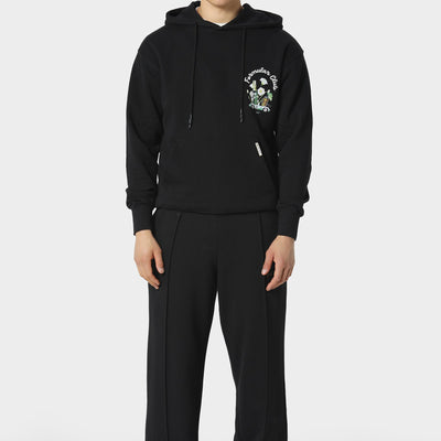 Pas De Monaco Brode Jet Black Sweatpants