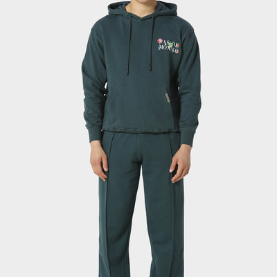 Pas De Monaco Brode Forest Green Sweatpants