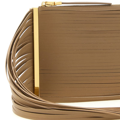 Elisabetta Franchi Fringed Clutch