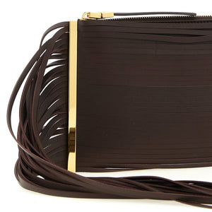Elisabetta Franchi Fringed Clutch