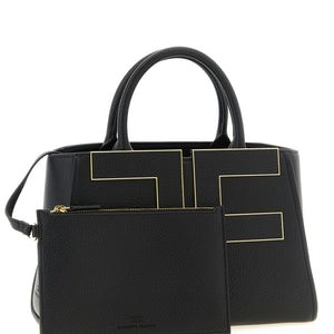 Elisabetta Franchi Maxi Logo Shopping Bag