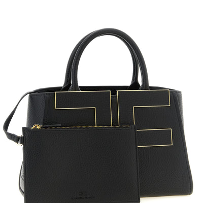 Elisabetta Franchi Maxi Logo Shopping Bag