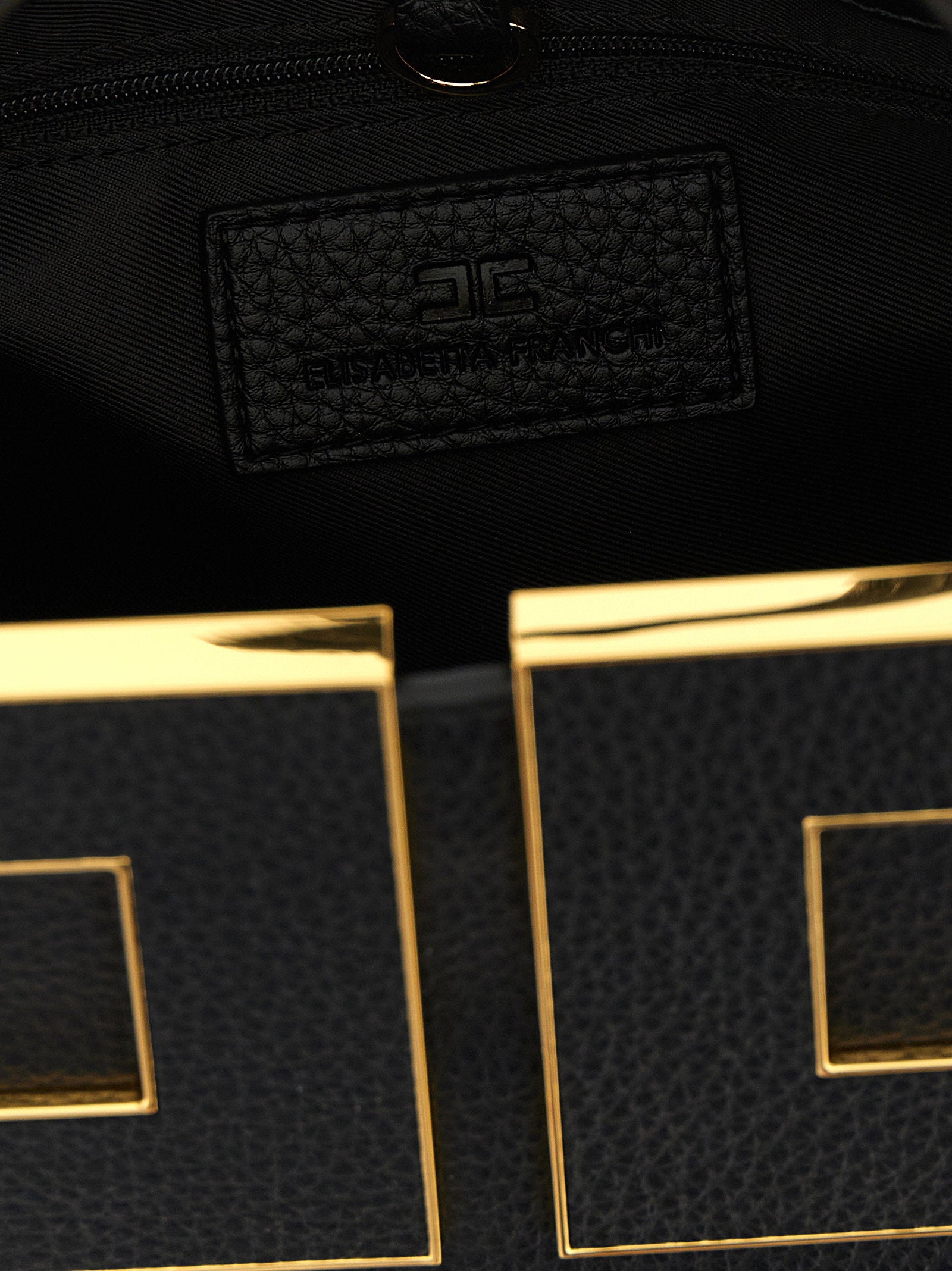 Elisabetta Franchi Maxi Logo Shopping Bag