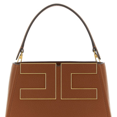 Elisabetta Franchi Maxi Logo Handbag