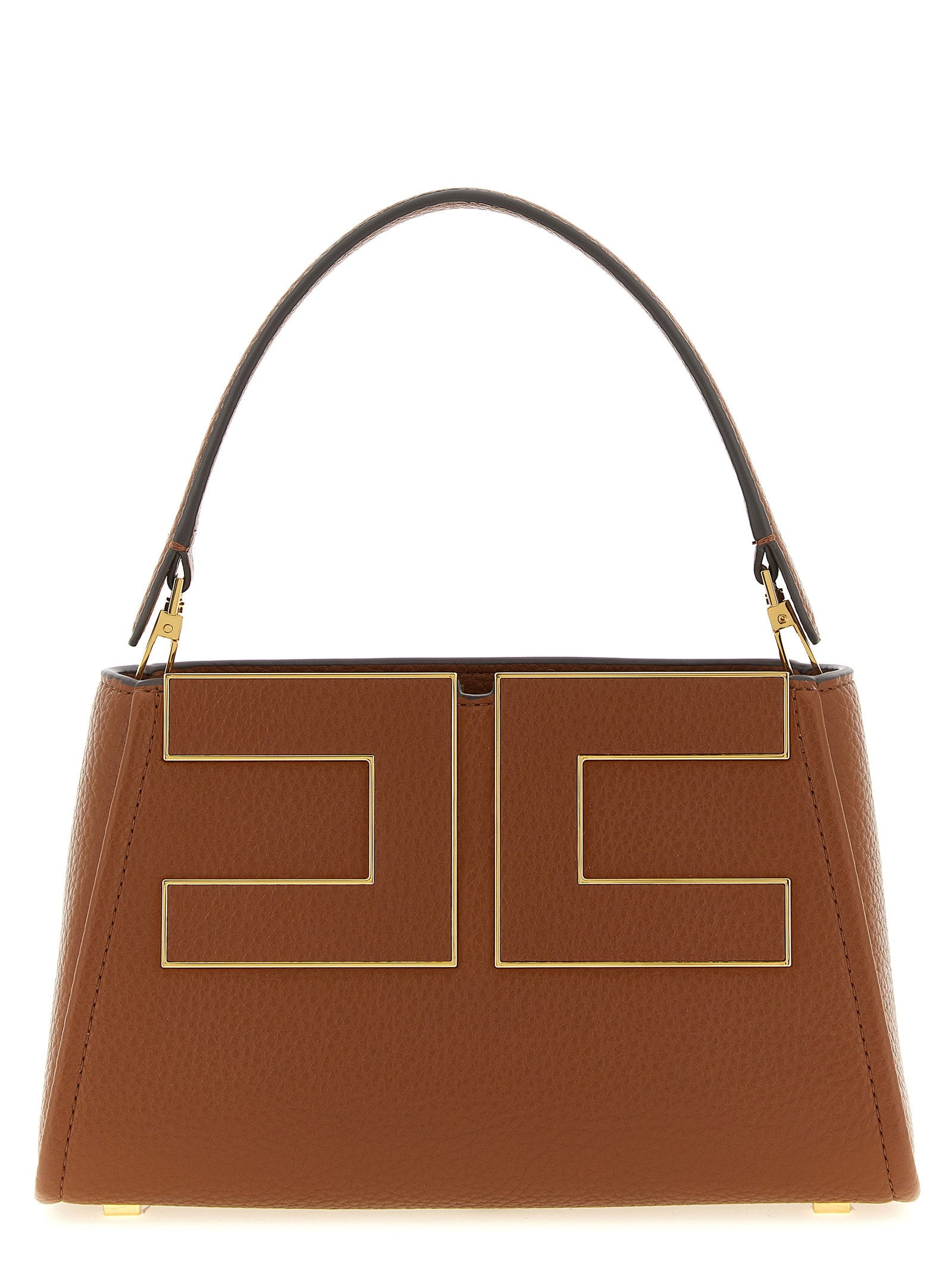 Elisabetta Franchi Maxi Logo Handbag