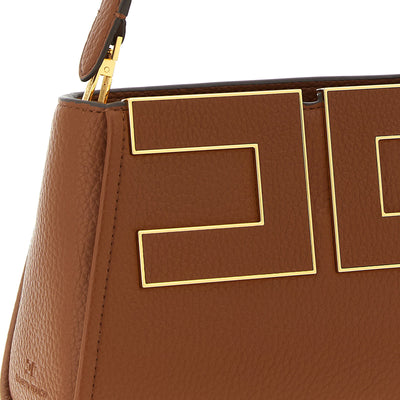 Elisabetta Franchi Maxi Logo Handbag