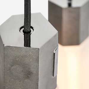 Tala Basalt 3-Light Pendant Light