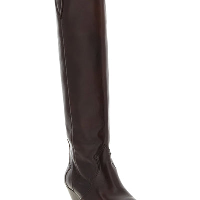 Isabel Marant Denvee Western Style High Boots