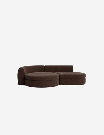 Brown Basket Boucle