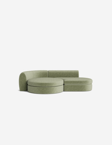 Sage Performance Striated Velvet