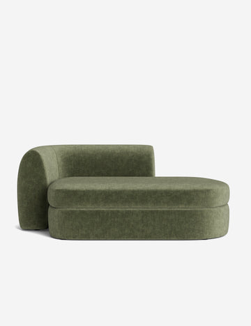 Moss Performance Striated Velvet