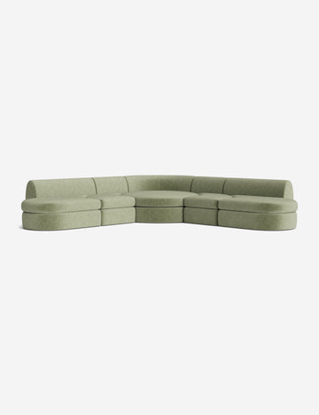 Sage Performance Striated Velvet