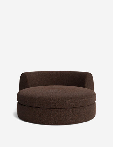 Brown Basket Boucle