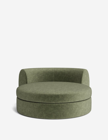 Moss Performance Striated Velvet