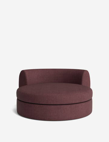 Oxblood Linen Weave
