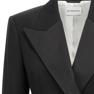 Givenchy Satin Lapel Blazer