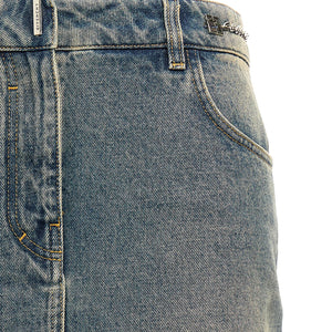 Givenchy Denim Mini Skirt