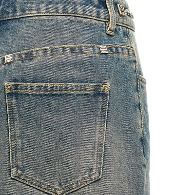 Givenchy Denim Mini Skirt