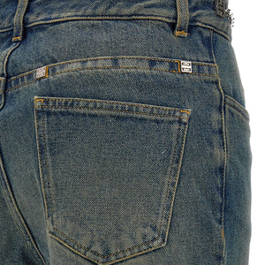 Givenchy Chain Jeans With Logo