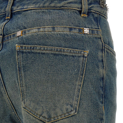 Givenchy Chain Jeans With Logo