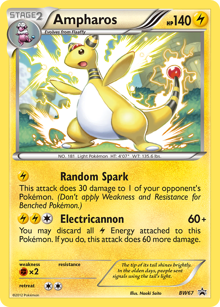 Ampharos - BW67 - Promo