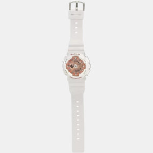 Baby-G Women Quartz Gold Dial Analog-Digital Resin Watch BX016