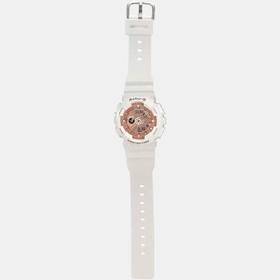 Baby-G Women Quartz Gold Dial Analog-Digital Resin Watch BX016