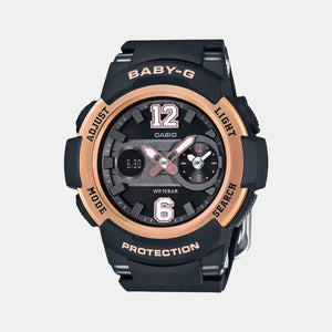 Baby-G Women Quartz Black Dial Analog-Digital Resin Watch BX045