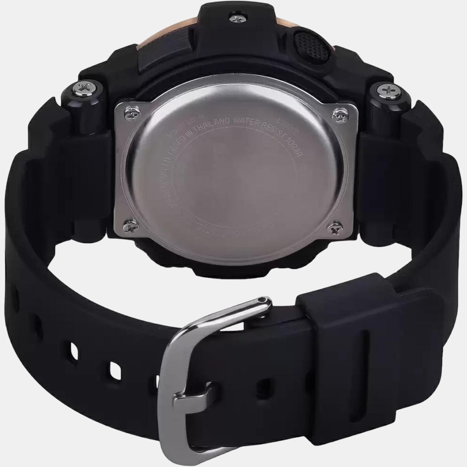 Baby-G Women Quartz Black Dial Analog-Digital Resin Watch BX045
