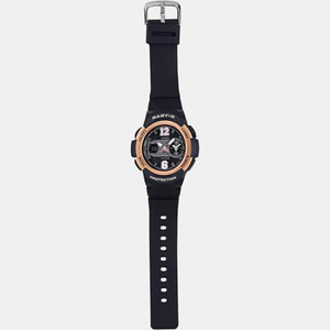 Baby-G Women Quartz Black Dial Analog-Digital Resin Watch BX045