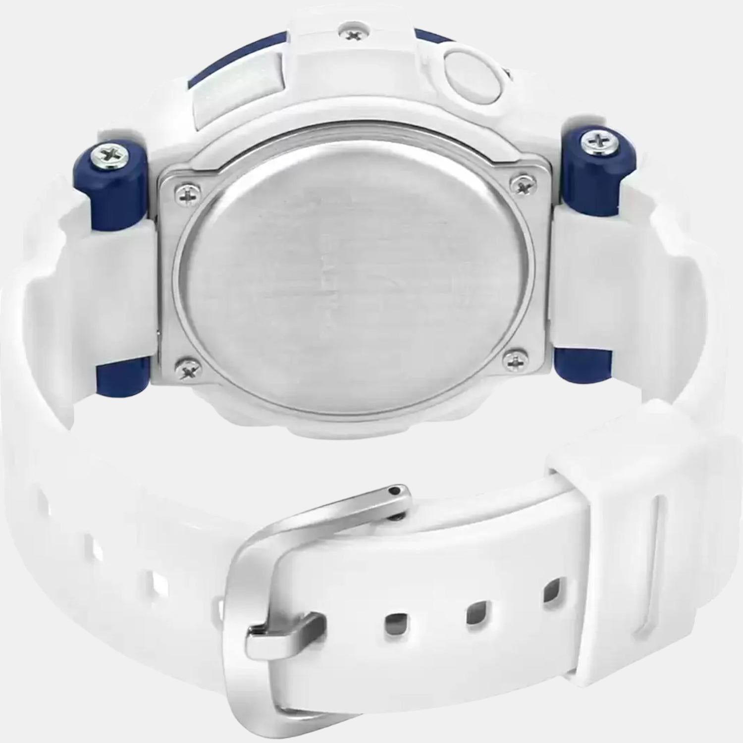 Baby-G Women Quartz White Dial Analog-Digital Resin Watch BX047