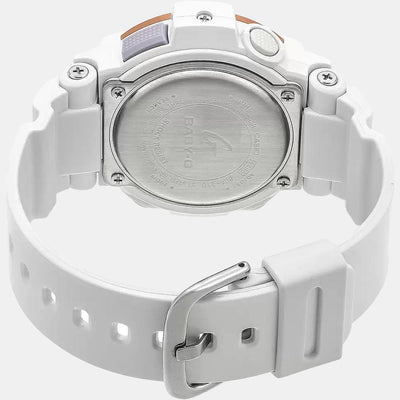 Baby-G Women Quartz White Dial Analog-Digital Resin Watch BX051