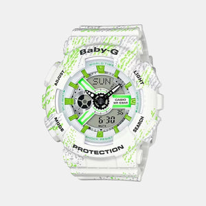 Baby-G Women Quartz Two Tone Dial Analog-Digital Resin Watch BX073