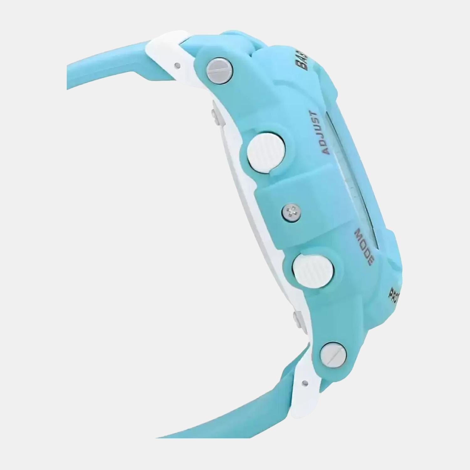 Baby-G Women Quartz White Dial Analog-Digital Resin Watch BX078