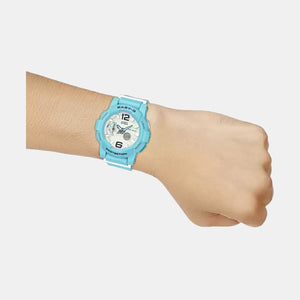 Baby-G Women Quartz White Dial Analog-Digital Resin Watch BX078