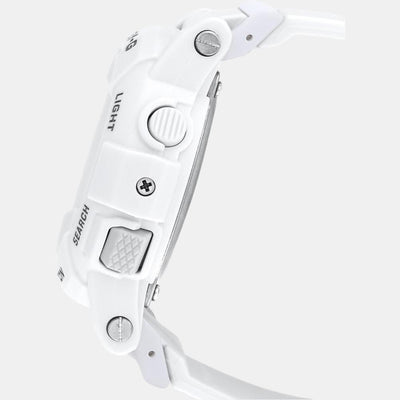 Baby-G Women Quartz White Dial Analog-Digital Resin Watch BX079