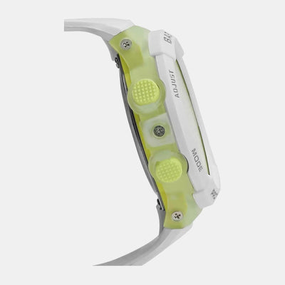 Baby-G Women Quartz White Dial Analog-Digital Resin Watch BX098