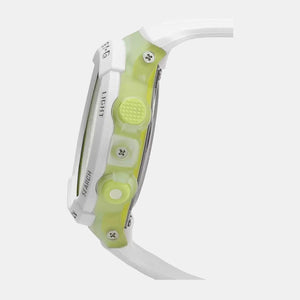Baby-G Women Quartz White Dial Analog-Digital Resin Watch BX098
