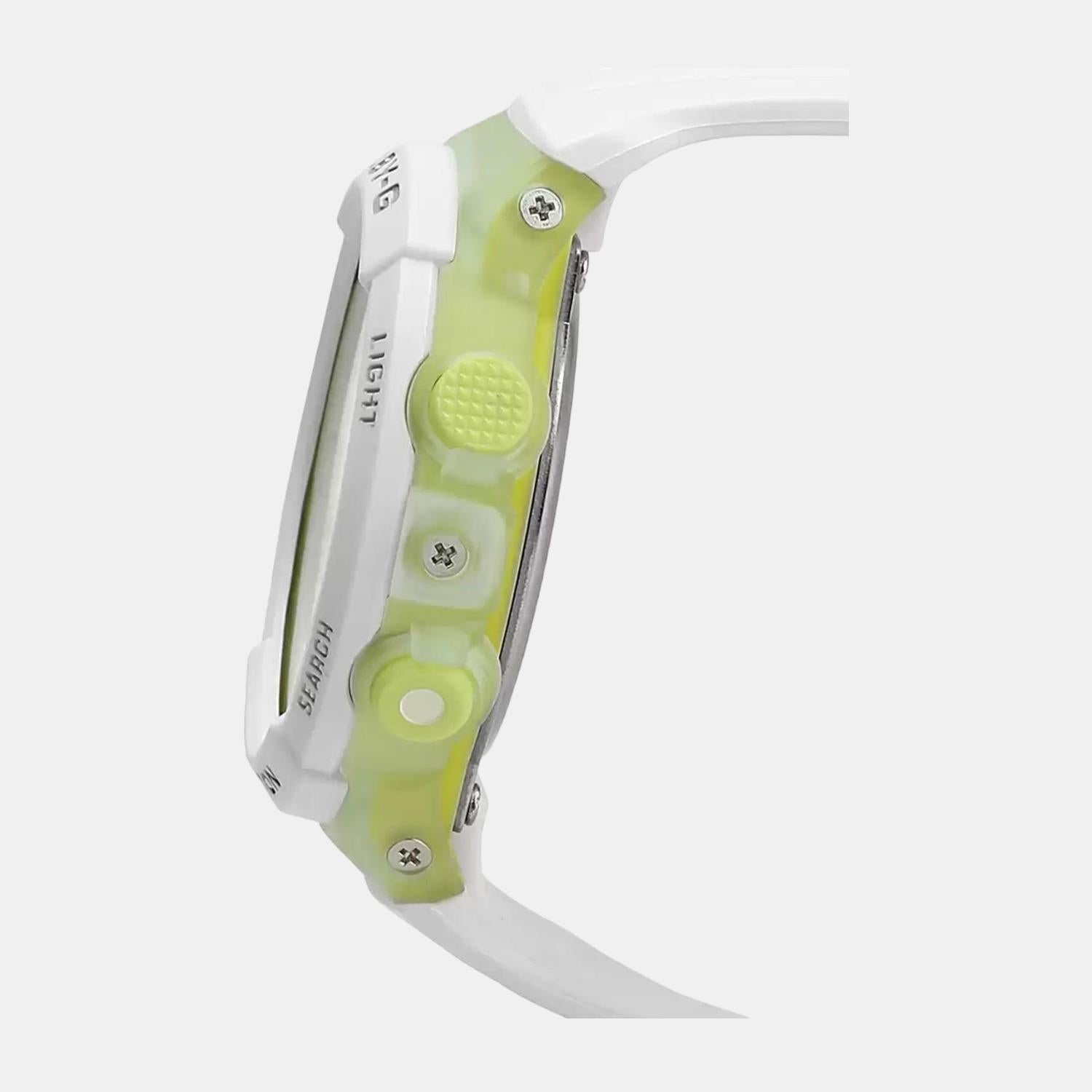Baby-G Women Quartz White Dial Analog-Digital Resin Watch BX098